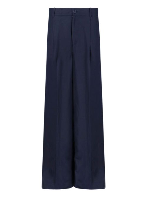 Linen-Viscose Blend Trousers