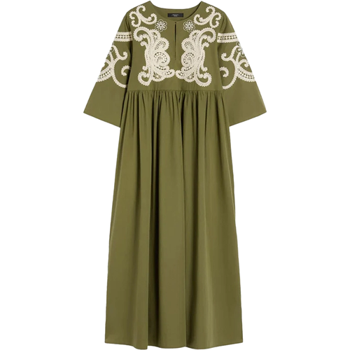 Weekend Maxmara Soft Poplin Dress Kaki