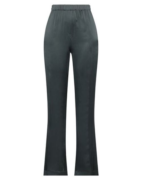 Woman Pants Dark green Size 2 Silk