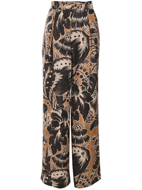 Faey silk trousers - Black