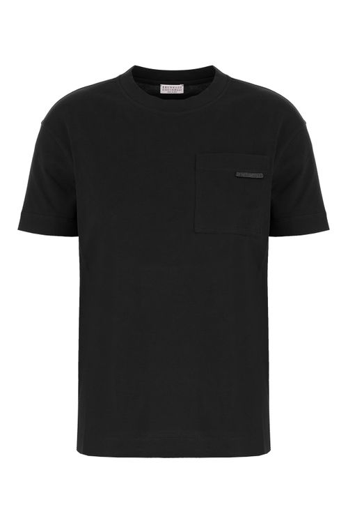 Black Cotton T-shirt