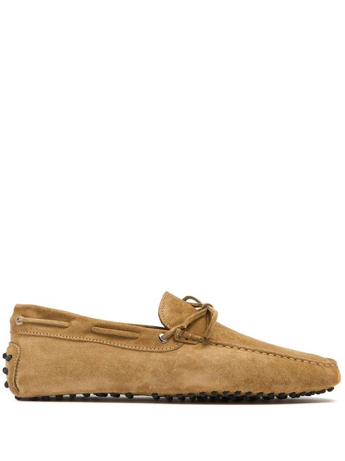 Aurélien suede driving shoes - Neutrals