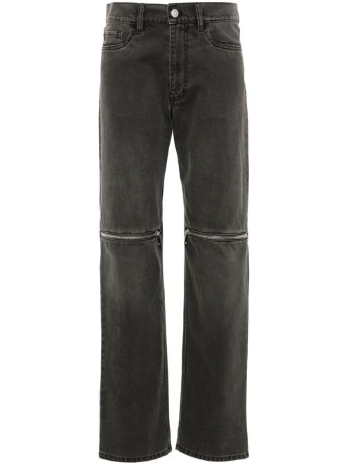 Knee-zip jeans - Grey