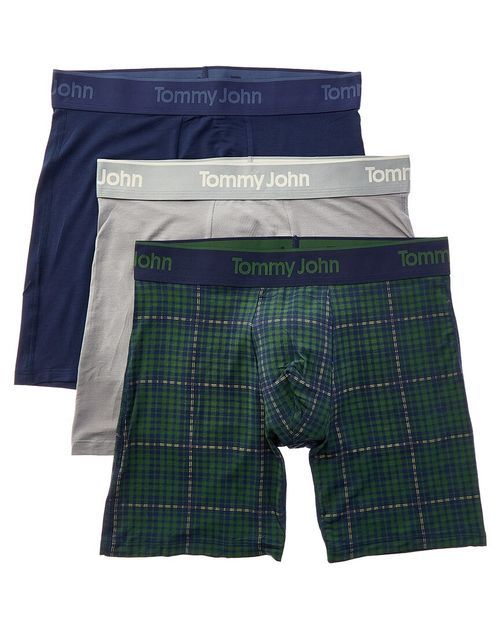 Set Of 3 Second Skin 6In Boxer Brief