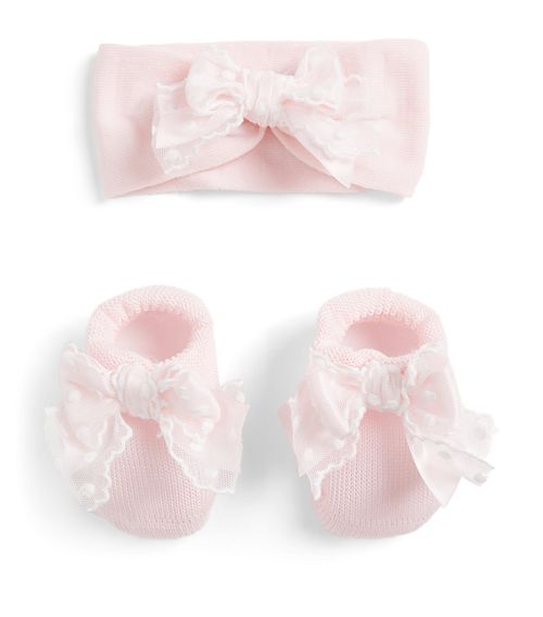 Tulle Bow Socks