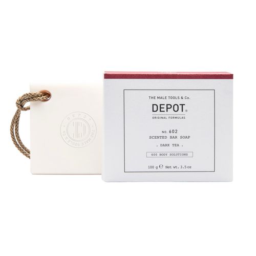 Depot, 600 Body Solutions No. 602, Botanical Complex, Cleanser, Dark Tea, Scented Soap, Aromatic Notes, 100 g