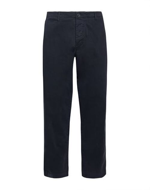 Man Pants Navy Size 28 Cotton, Elastane
