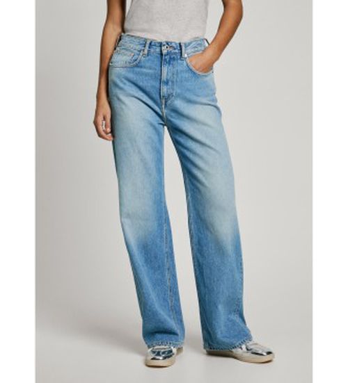 Pepe Jeans for woman. PL204731MS7 Straight fit jeans Lexa blue (28/32), Casual, Cotton, Denim, Sustainable