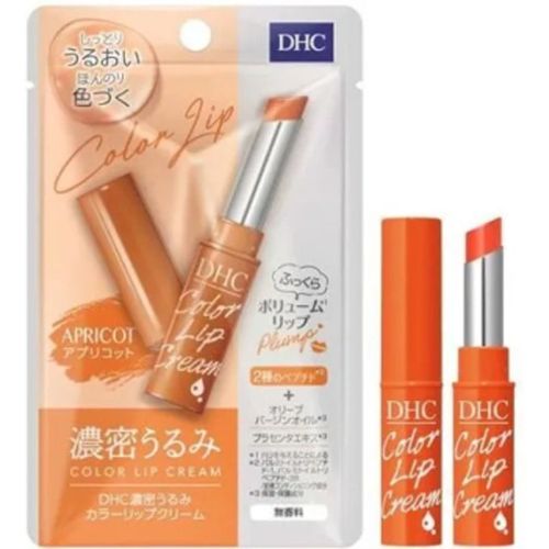DHC - Moisture Rich Color Lip Care Cream Balm - 1.5g - Apricot