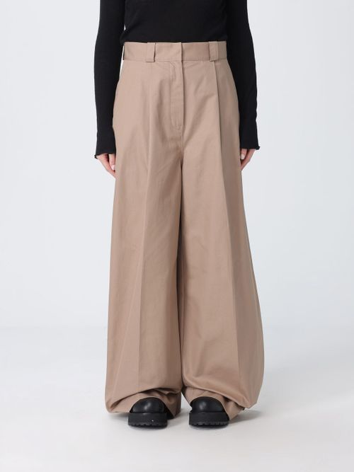 Pants Woman color Beige