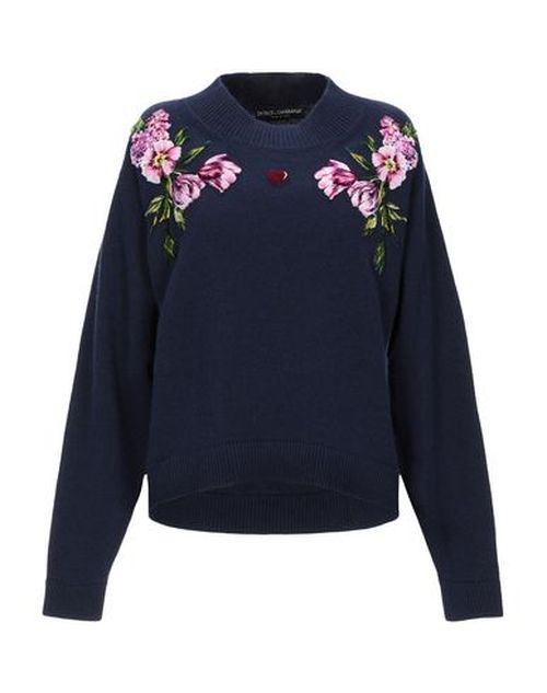 Woman Sweater Midnight blue Size 8 Cashmere