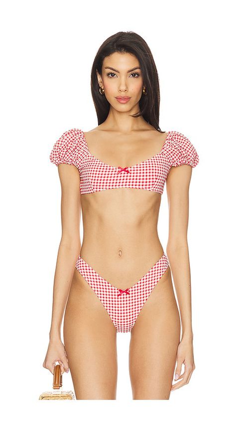 LPA Chantel Top in Red. -  S also in