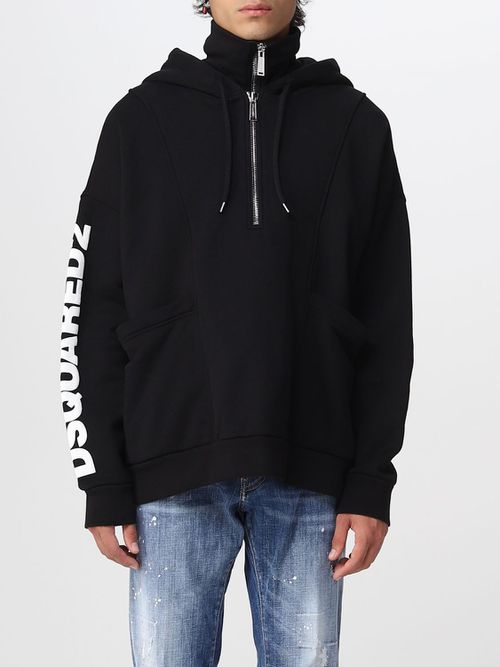 Sweatshirt Men color Black