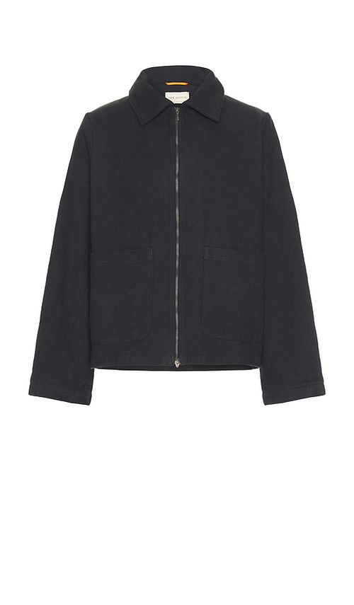 Far Afield Josef Jacket in Blue. - L also in