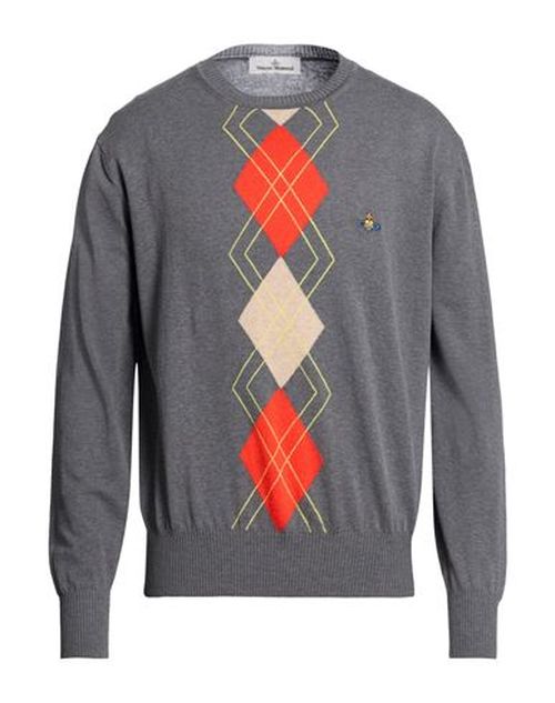 Man Sweater Grey Size M Cotton, Wool