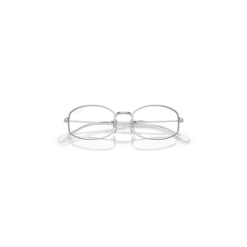 Ray-Ban Rb6510 Optics Optical Silver Frame Clear Lenses Polarized 50-20