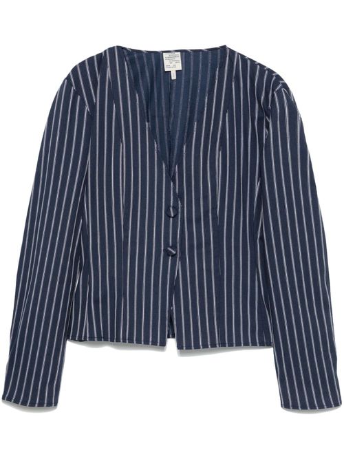 Striped blazer - Blue