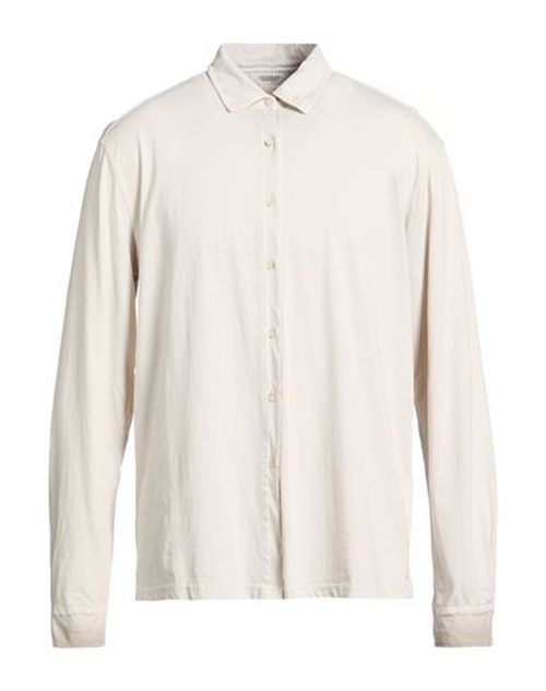 Man Shirt Light grey Size M Cotton