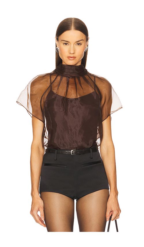 SIMKHAI Feyre Top in Brown. - XS also in L