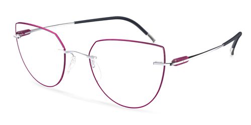 Silhouette Purist 5561/MW Women's Glasses, Pink, Size 55