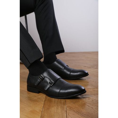'Nick' Formal Keith Buckle Twin Monk Shoes