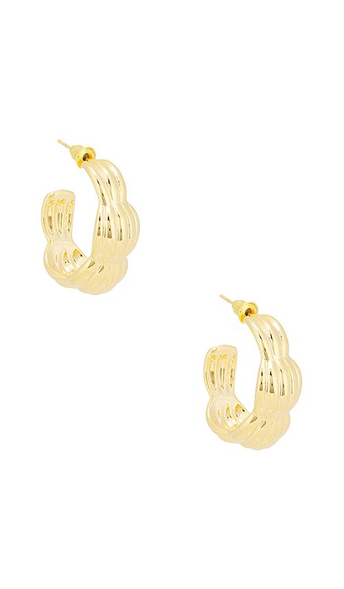 Lovers and Friends Jeanne Earrings in Metallic Gold