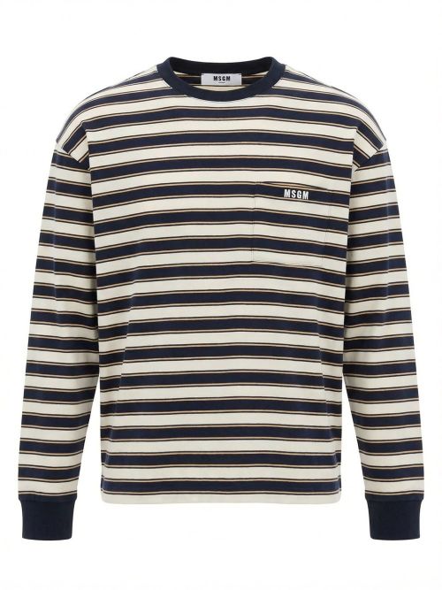 Long-Sleeved Striped T-Shirt