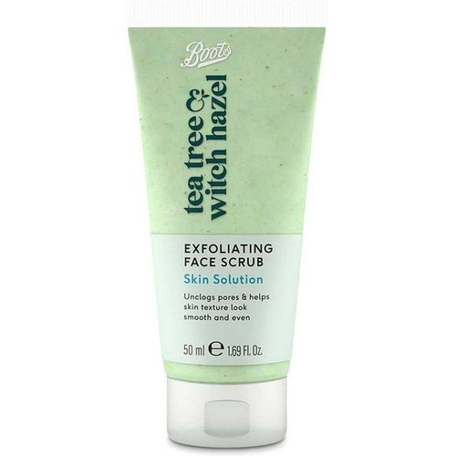 Boots Tea Tree & Witch Hazel Exfoliating Face Scrub