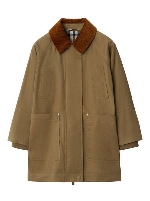 Waxed cotton jacket - Brown