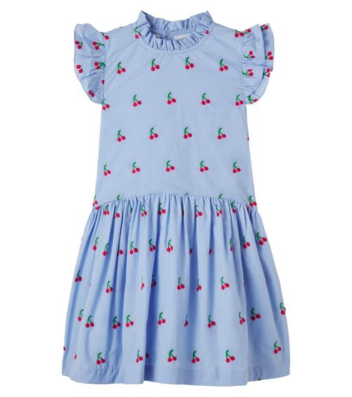 Rita embroidered ruffled dress