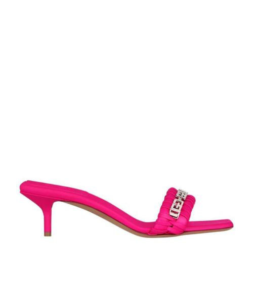 G Woven sandals in leather