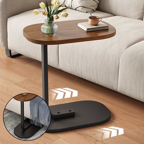 TEMU Side Table C Shaped For Sofa Coffee End Tables For Living Room Bedside Table