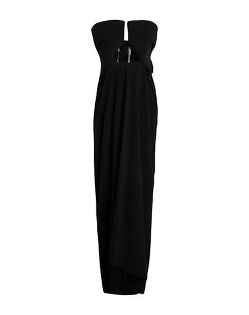 Woman Maxi dress Black Size 4 Wool