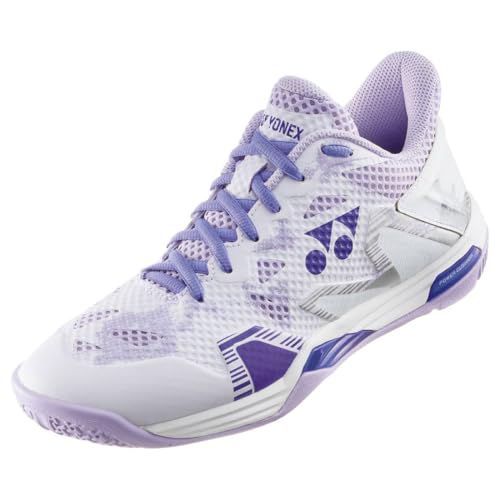 YONEX Power Cushion Eclipsion Z3 Women's Indoor Court Shoe (White/Purple) (White/Purple, US Footwear