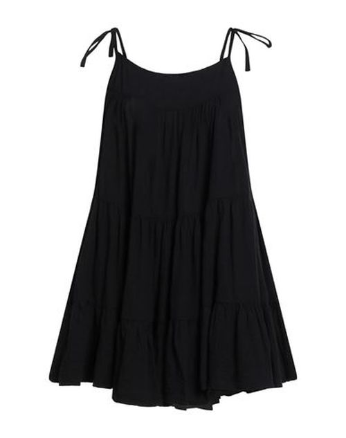 Woman Mini dress Black Size M Cotton