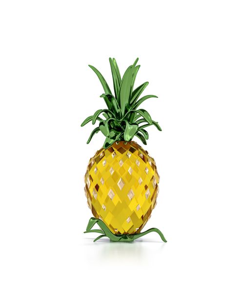 Idyllia Pineapple Figurine - Yellow