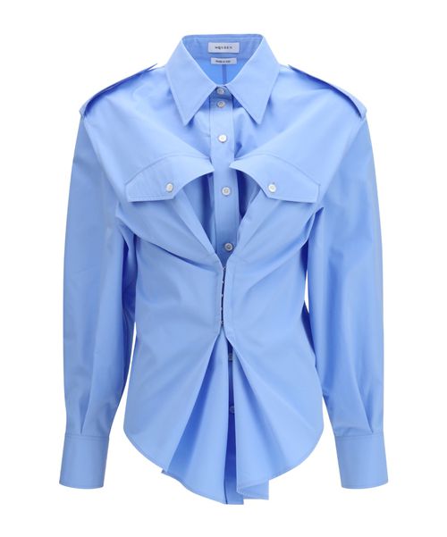 Gathered Long Sleeve Shirt