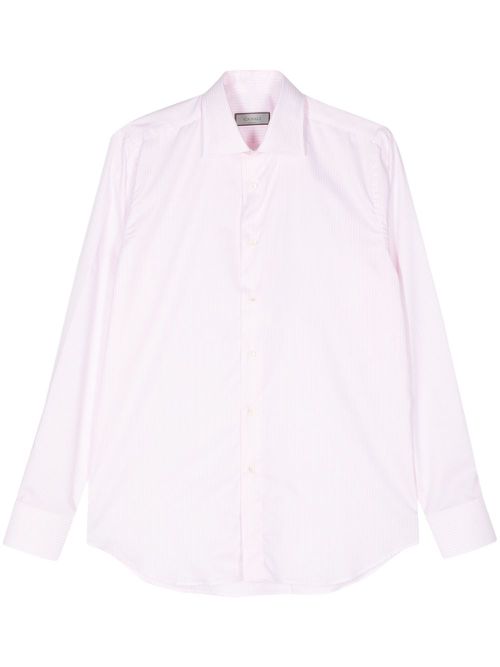 Striped cotton shirt - Pink