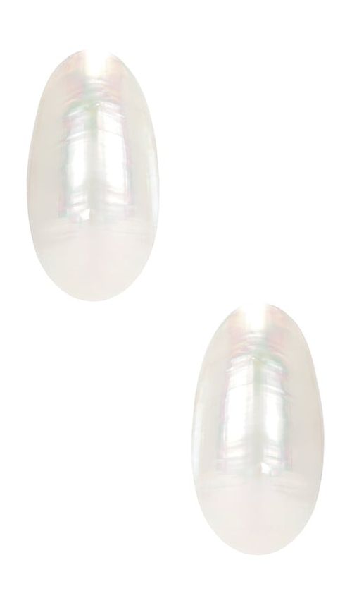 Julietta Ambra Earrings in Ivory