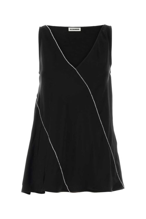 Chain Tank Top — Black