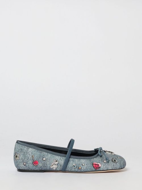 Ballet Flat Woman color Denim