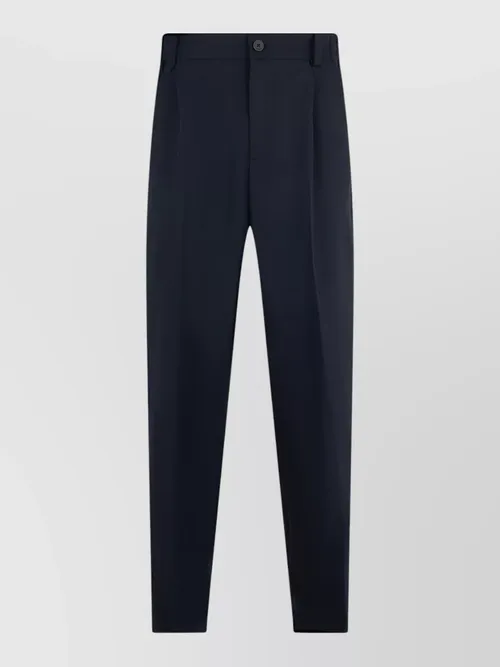 Jacquemus - tailored straight leg trousers crease detai
