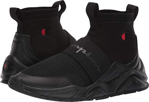 Champion Rally Pro Athletic Lifestyle High-Top Sneaker Black 
