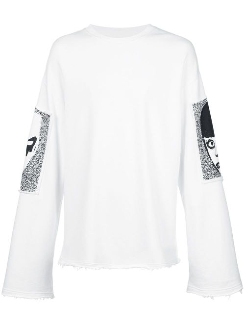 They're Here sweatshirt - White