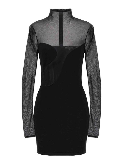 Fitted Semisheer Dress