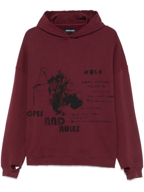Ropes and Rules hoodie - Brown