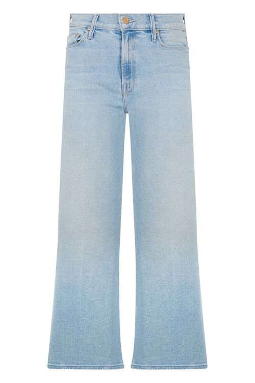 Light Blue Flared High Rise Jeans