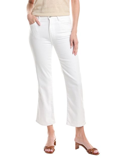 Noa White Straight Ankle Jean