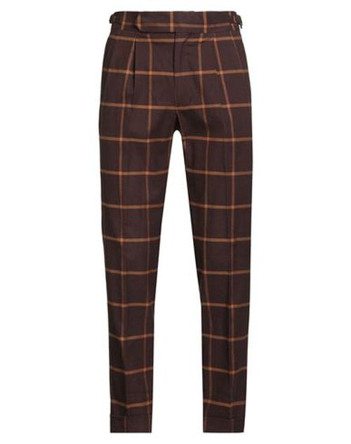 Man Pants Brown Size 32 Cotton, Elastane