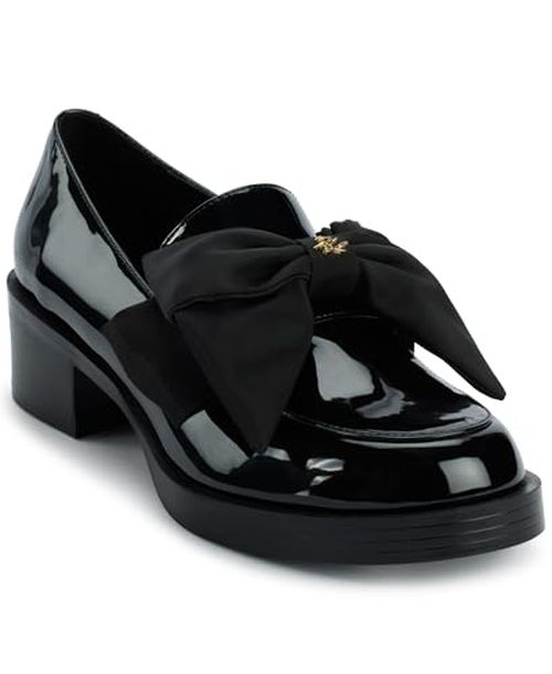 KARL LAGERFELD Paris Women's Camilla Loafer with Oversized Bow